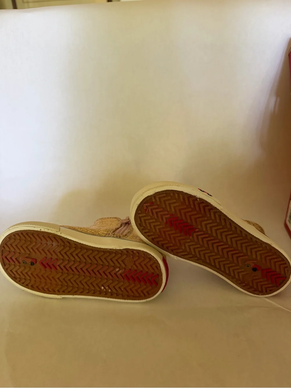 See Kai Run Red Kids Shoe Box with Car Graphics
